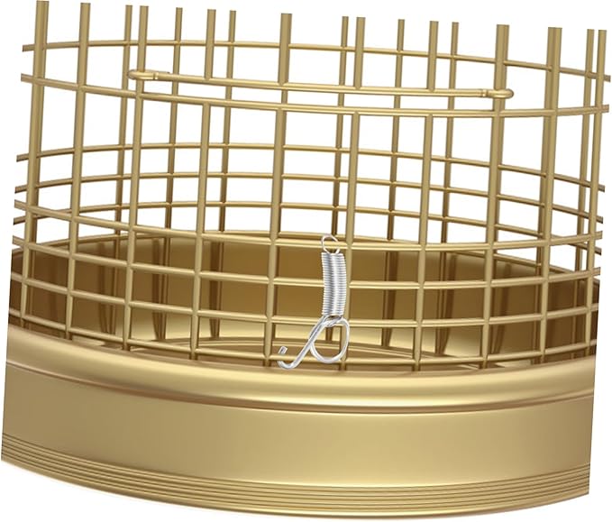 20pcs Multi-Purpose Cage Door Spring Hook Parrot Cage Door Hook Easy Installation for Resistant Design