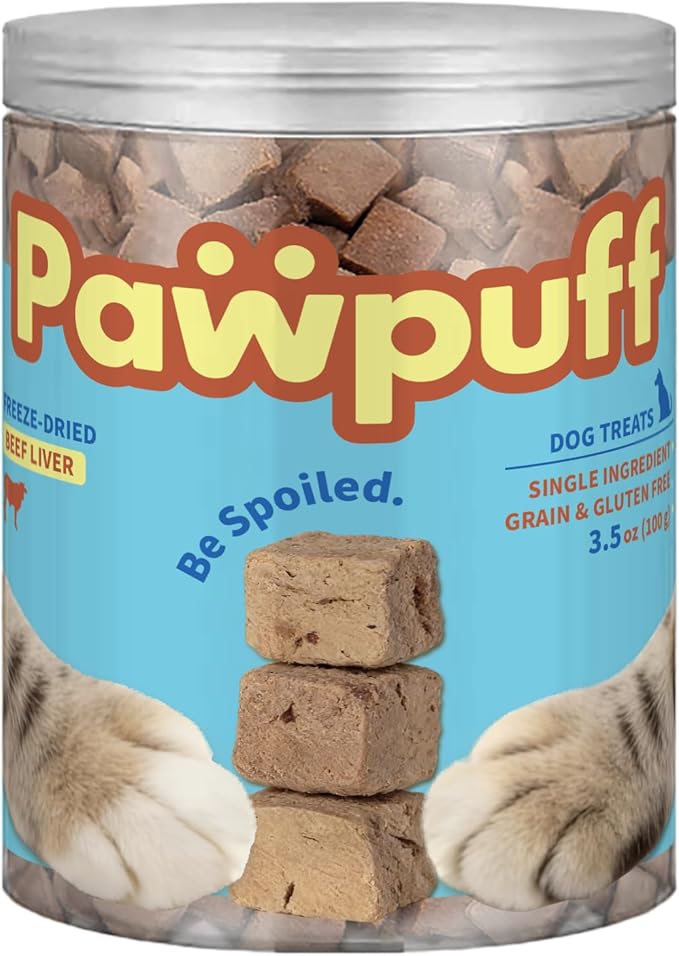 Freeze Dried Dog Cat Treats-Beef Liver 3.53oz