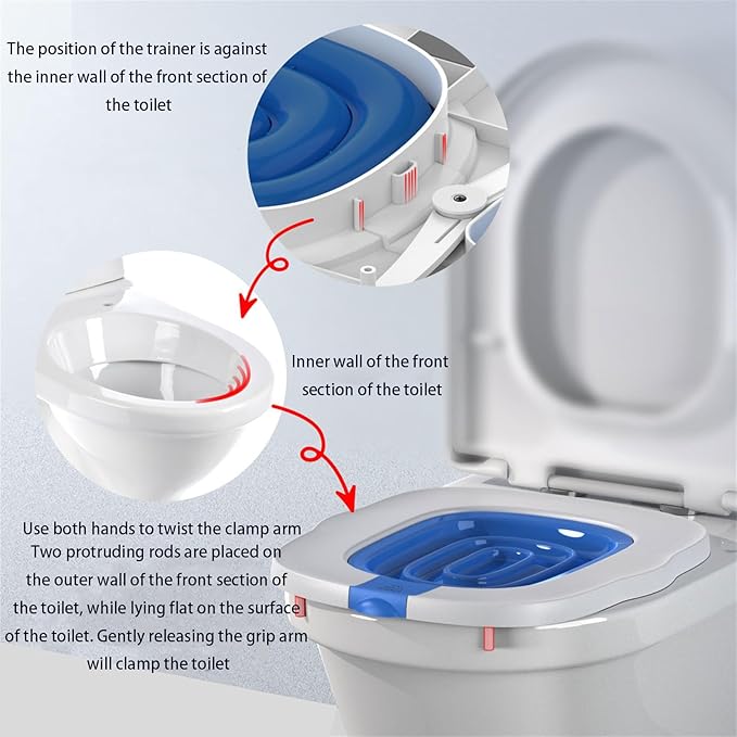 Cats Toilet Trainer for Pet Reusable Plastic Litter Tray Training Kit Housetraining Seat