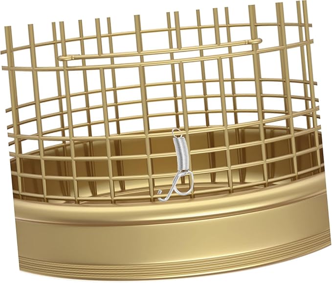 10pcs Feeder Spring Hook for Bird Cage Door Multi-Purpose Pet Cage Hook High Elastic Material for Easy Opening and Closing for Home