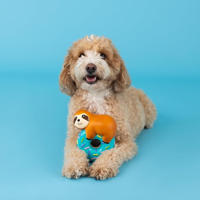 Fringe Studio Dog Toy, Donut Worry About A Thing, Latex, Pet Shop Collection (366009)