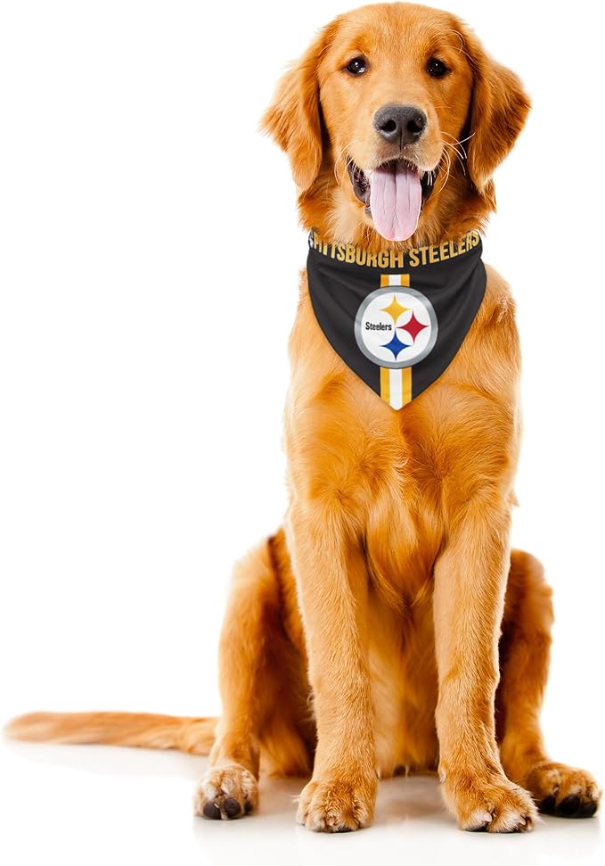 Littlearth NFL Reversible Pet Bandana - Officially Licensed Teams, Sizes XS to XL