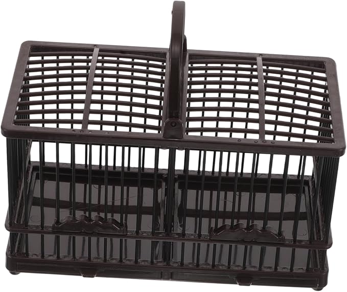 BESPORTBLE Hanging Plastic Pet Habitat Cage for Crickets Grasshoppers Hamsters Hummingbirds Lightweight Easy to Enclosure for Small Animals Vintage Decorative Design