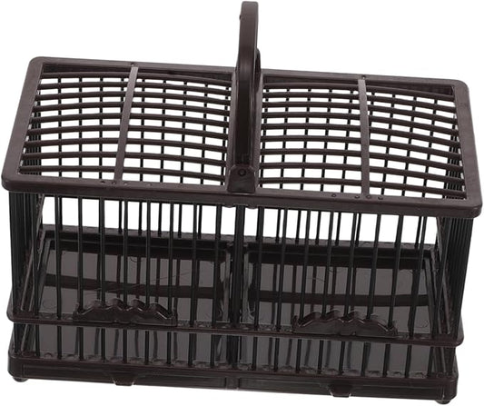 BESPORTBLE Hanging Plastic Pet Habitat Cage for Crickets Grasshoppers Hamsters Hummingbirds Lightweight Easy to Enclosure for Small Animals Vintage Decorative Design