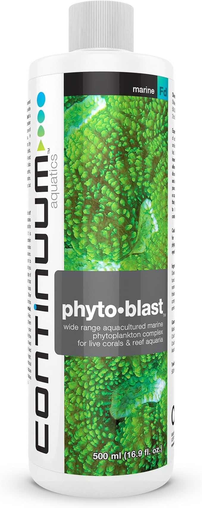 Continuum Aquatics ACO30588 Phyto Blast Phytoplank Comp for Aquarium, 16.9-Ounce