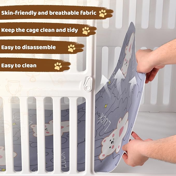 Plastic Dog Crate with Wheels, Single Door Indoor Outdoor Dog Kennel with Clear Acrylic Window, Ventilated, Easy Clean & Easy Assemble Pet Cage for Small/Medium Dogs