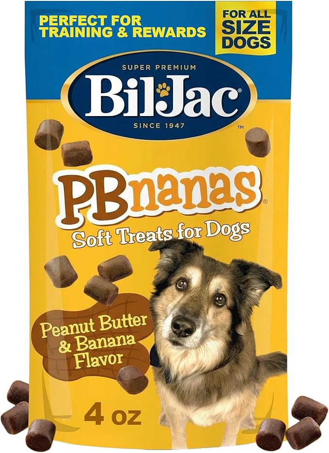 Bil-Jac PB-Nanas Dog Treats 4oz