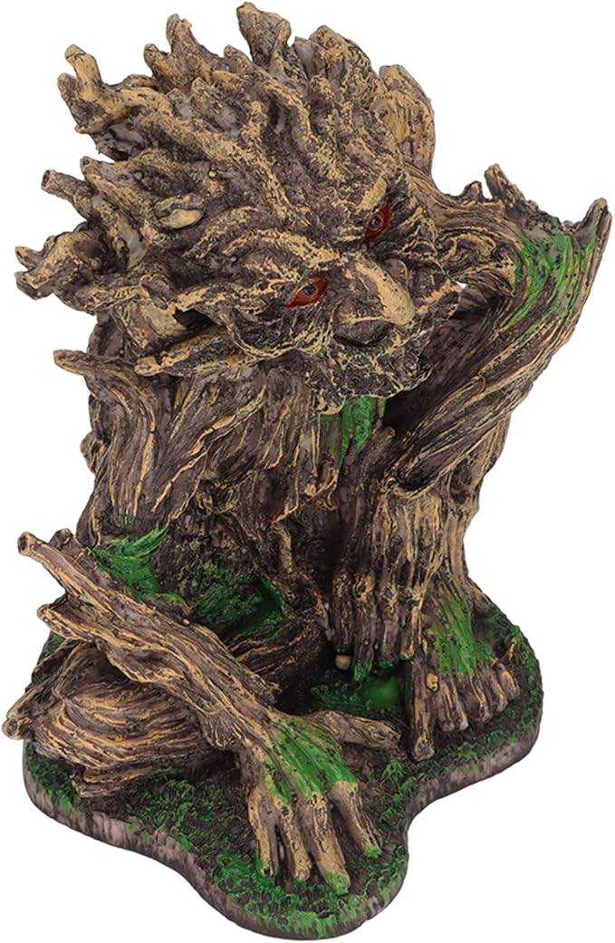 Aquarium Tree Trunk Decoration, Fish Tank Tree Statue Ornaments, Resin Simulation Tree with Lifelike Appearance, Safe Hiding Place for Aquatic Pets, Durable Aquarium Decor for Most