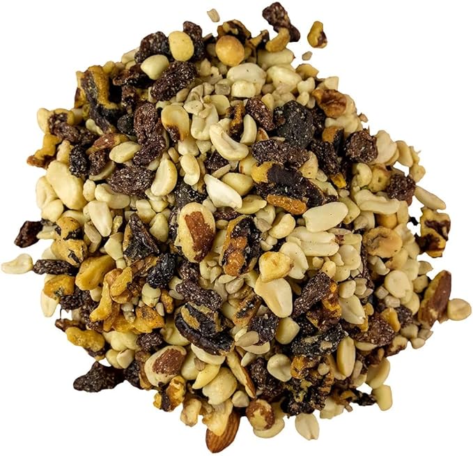 Bird Pro No-Mess Fruit, Nut & Berry Buffet – Super-Premium Wild Bird Food Mix with Almonds, Walnuts, Pecans, Pistachios, Raisins, Cherries & Cranberries – Zero Fillers, 100% Edible (36 Pounds)