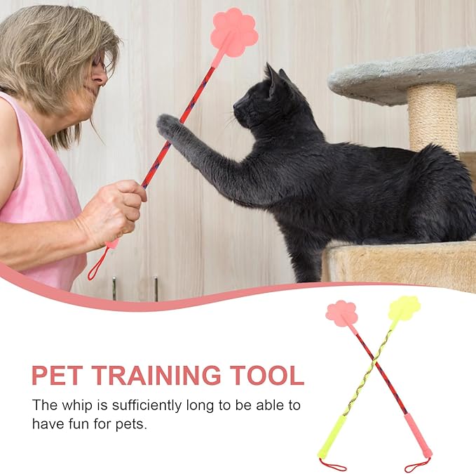 2Pcs Durable Paw Shape Rubber Dog Training Training Tool No Hurt Puppy Random Color Small Size