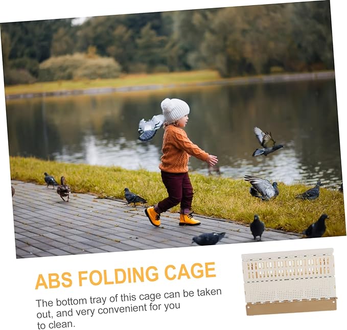 KESYOO Foldable Abs Pigeon Cage Breathable Private Resting Space for Racing Pigeons Portable and Easy to Store Pet Accessory for Domestication and Release
