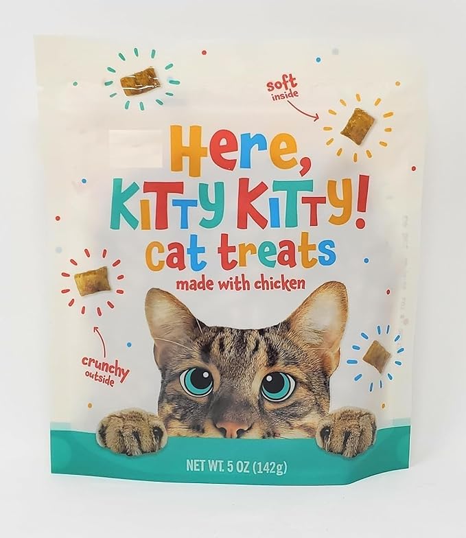 Here Kitty Kitty Cat Treats 5 oz (142g) - Pack of 2
