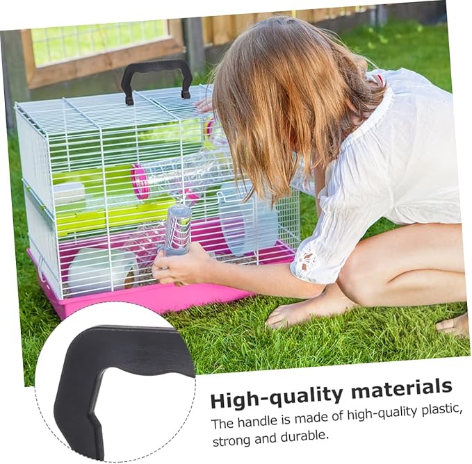 HANABASS 10pcs Bird Cage Handles Plastic Pet Cage Lifting Handle Dog Kennels Outdoor Use