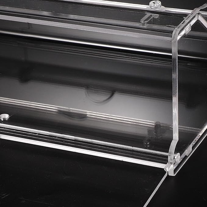 Beaupretty Automatic Acrylic Chicken Feeding Bowl Medium Multi-use Poultry Feeder Trough for Parrots and Birds Cage Use