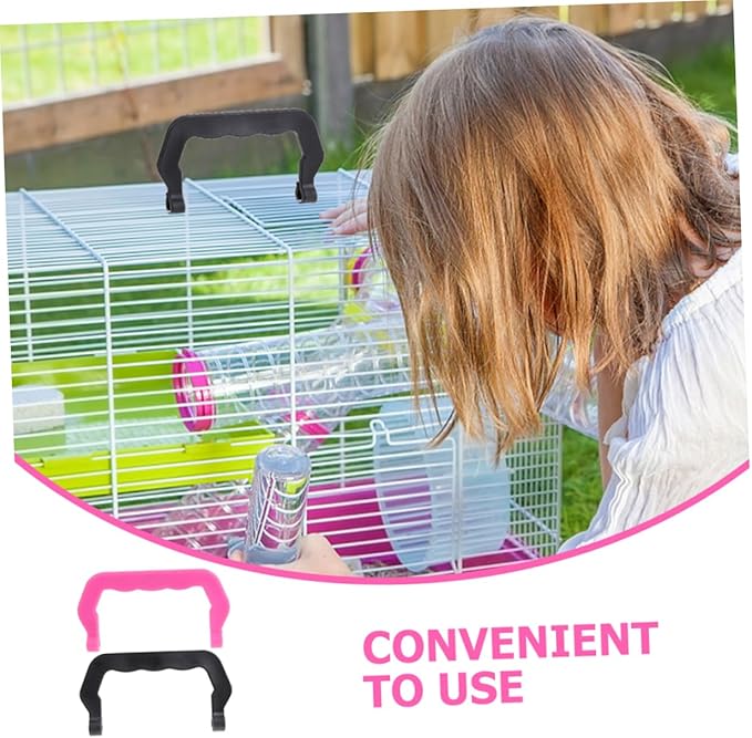 20pcs Plastic Cage Handles for Pet for Birdcage Hamster Small Animal Cages Replacement Parts