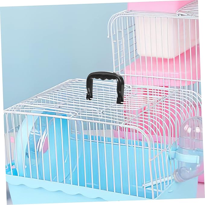 BESTonZON 5pcs Plastic Handle for Pet Cages Ergonomic Grippers for Bird and Small Animal Carriers Easy to Install Portable Accessories for Travel and Outdoor Use