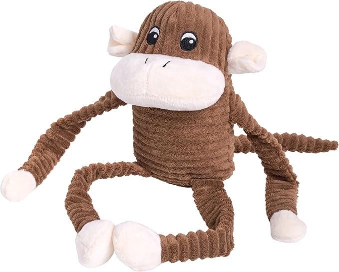 ZippyPaws Spencer The Crinkle Monkey, Large