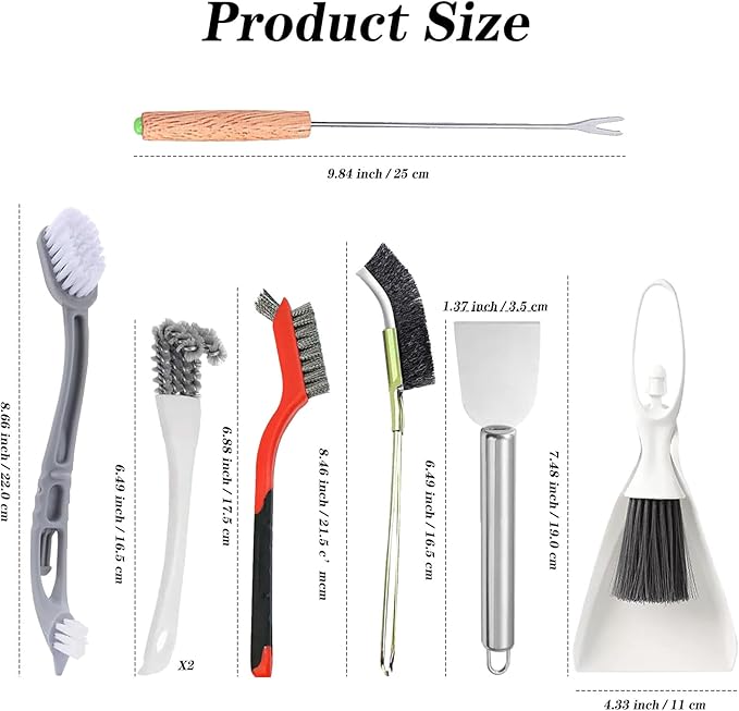 Bird Cage Cleaning Brush Tool Set, Bird Cage Cleaner, Suitable for Bird Cages, Rabbit Cages, Hamster Cages, Parrot Cages, and Other Small Pet Cage Accessories
