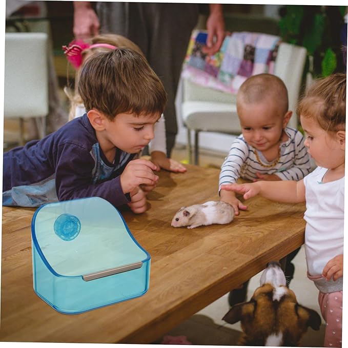 UPKOCH 1pc Plastic Small Pet Feeder Bowl for and Small Animals Fixed Cage Bowl Design for Easy Feeding and Drinking Lightweight and Comfortable Height for Your Pets