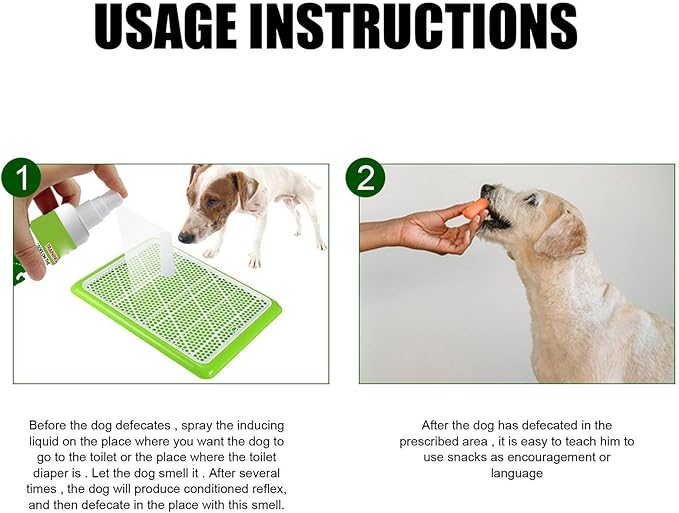 Pet Potty Training Spray,Pet Defecation Inducer 30ml,Cat and Dog Toilet Supplies,Toilet Training System ﻿ (2PCS)