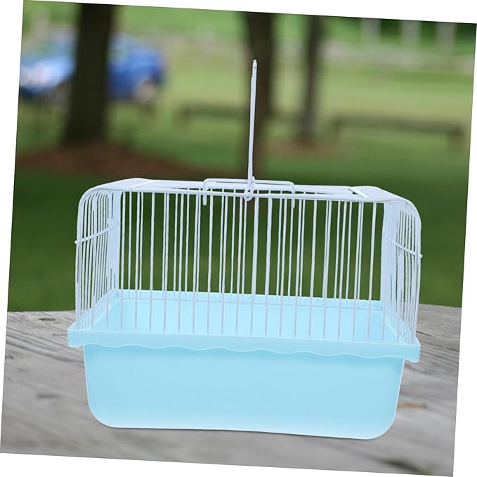 BESPORTBLE Lightweight Portable Birdcage for Lovebirds and Small Pets Travel for Parakeets and Cockatiels for Home and Travel Use