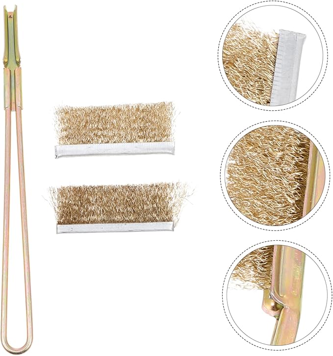 POPETPOP 1 Set Extra Long Handle Bird Cage Cleaning Brush Sturdy Wire Brush for Cage Maintenance for Bird Droppings Hard to Reach Areas for Pet Owners