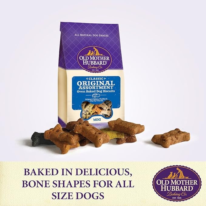 Old Mother Hubbard Crunchy Classic Natural Dog Treats - Original Assortment (2 Pack)