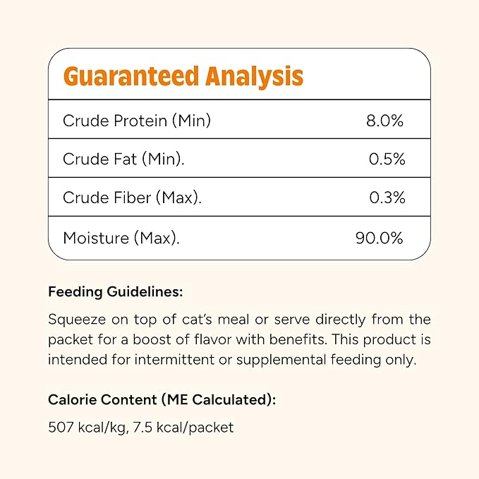 Joyfull Lickable Cat Treats with Prebiotics – Wild-Caught Tuna Squeeze Treats – Supports Digestive Health – 24 Tubes (0.5 oz Each)
