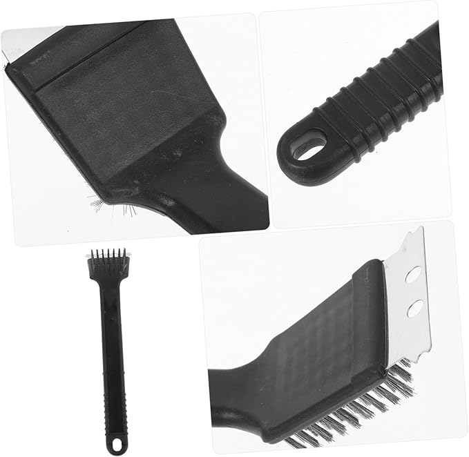 Yardwe Stainless Steel Bird Cage Cleaning Brush Scraper Bird Droppings Removal Tool for Easy Cleaning of Birdcages and Accessories