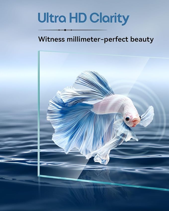 Glass Fish Tank Kit, 2.5 Gallon Betta Fish Tank Aquarium Starter Kit with Filter, Lights, Lid, for Betta, Goldfish, Small Fish or shrimg, Black