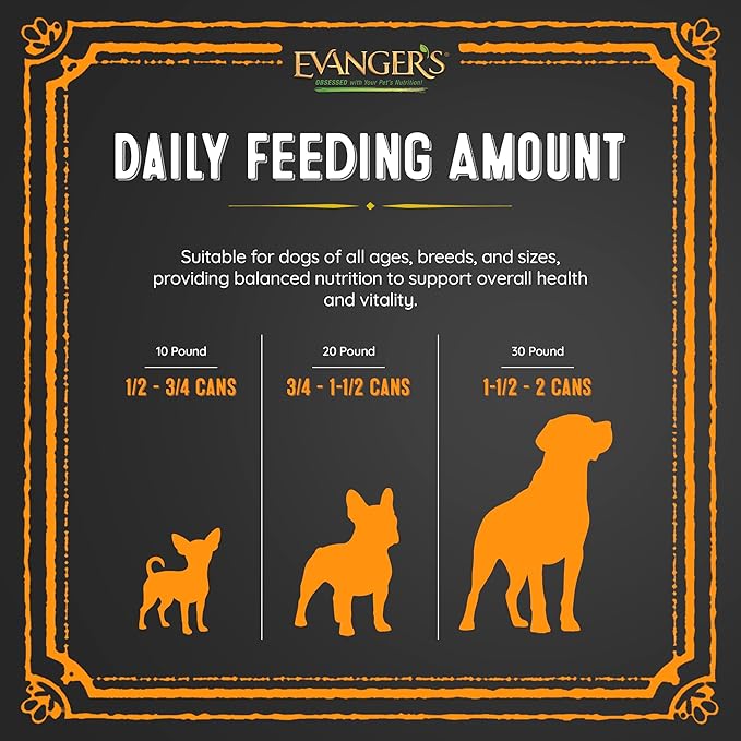 Evanger's Heritage Classics Roasted Chicken Drummets Dinner for Dogs – 12 Count, 12 oz Each – Hand-Packed Whole Chicken Drummets with Carrots & Peas – Grain & Gluten Free Wet Dog Food