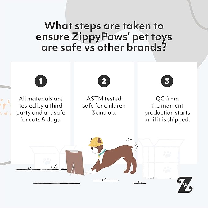 ZippyPaws Burrow- Interactive Dog & Puppy Toys for Boredom, Stimulating Pet Products to Keep Them Busy, Hide & Seek Plush Dog Puzzles, Enrichment Squeaky Toy, for Small & Medium Dogs- Soup Dumplings