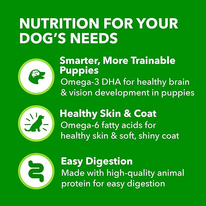IAMS Proactive Health Puppy Wet Dog Food, Classic Ground Dog Wet Food, with Chicken and Rice, 13 oz. Cans 12 Count (Pack of 2)