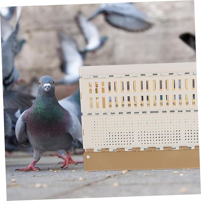 Garneck ABS Folding Pigeon Cage for Racing and Training Portable Plastic Pigeon Nest Suitable for Outdoor Use