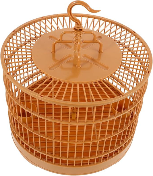 Hanging Bird Cage for Parrots Pets Spacious Design Stylish Aesthetic Safe Closure Multi Functional for Hamsters Birds More