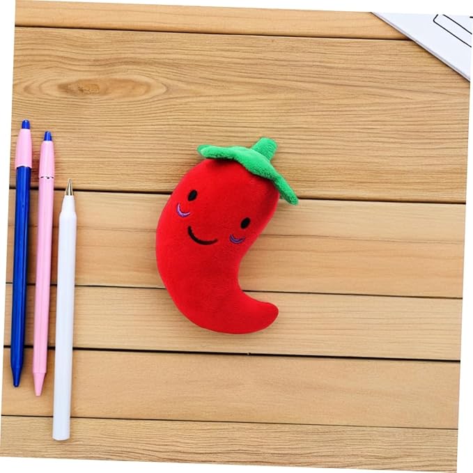Toyvian 5pcs Interactive Dog Chew Toys Pet Pepper Sound Toys for Puppies and Small Dogs Cats Training and Playing Activities Pet Supplies