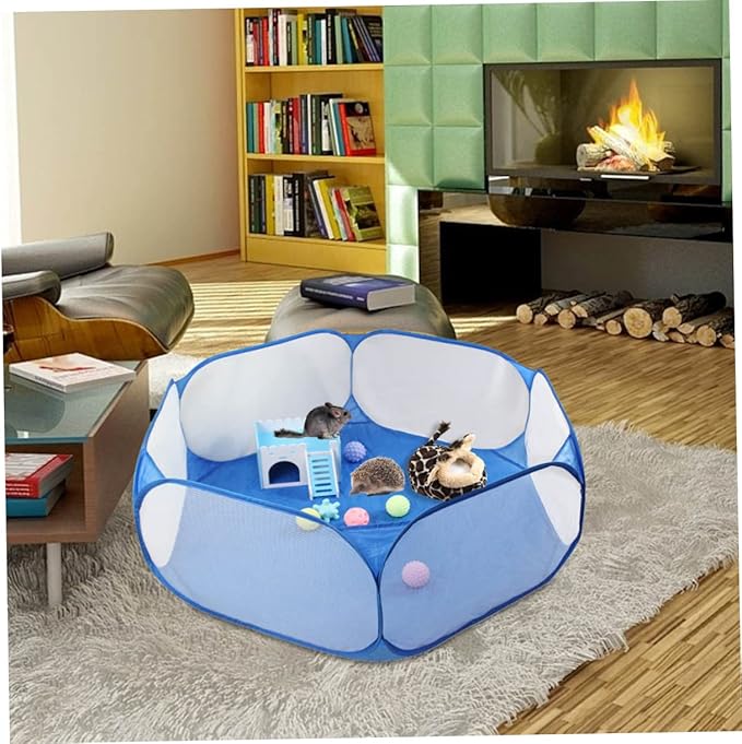Portable Pet Tent for Dogs and Cats Folding Playpen Breathable Design for Use Scratch-Resistant