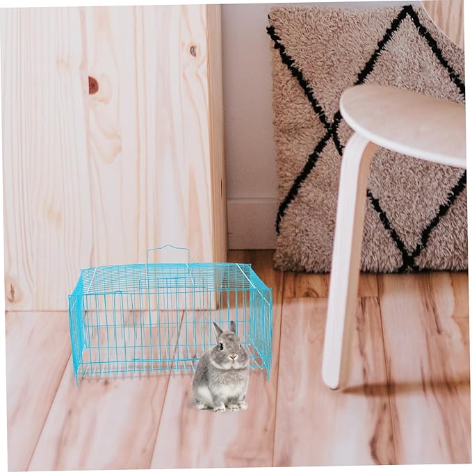 Milisten Bird Cage Square Pillow Carrier Portable Travel Cage for Small Animals Ample Space Secure Parrot Travel Home