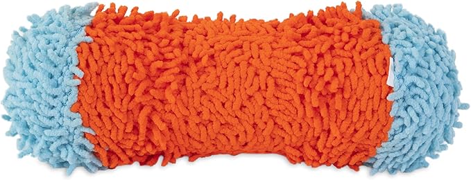 Chuckit! Indoor Fetch Tumble Bumper Dog Toy (8.5 Inch), Orange and Blue