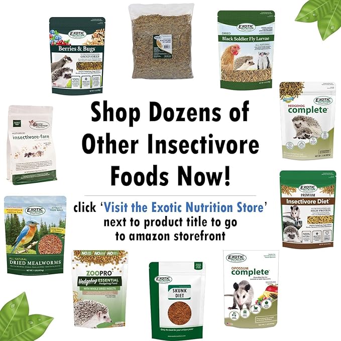 Exotic Nutrition 30 LB Bulk Dried Black Soldier Fly Larvae - High-Calcium Insect Treat - Chickens, Wild Birds, Bluebirds