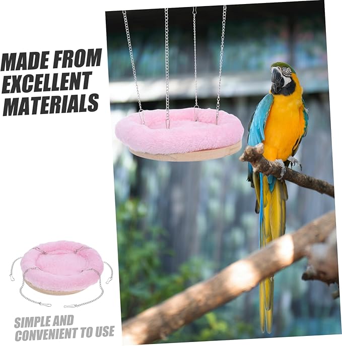BESPORTBLE Parrot Warm Nest Hammock Bird Cage Accessory Soft Hanging Parrot Bed Bird Nest Products