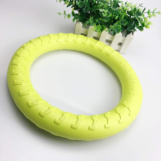 PetSpy Dog Ring Toy – Flying Ring for Outdoor Play, Floating Training & Fetch Toy for Throwing, Catching & Chewers – Durable EVA Flying Disc for Small, Medium & Large Dogs