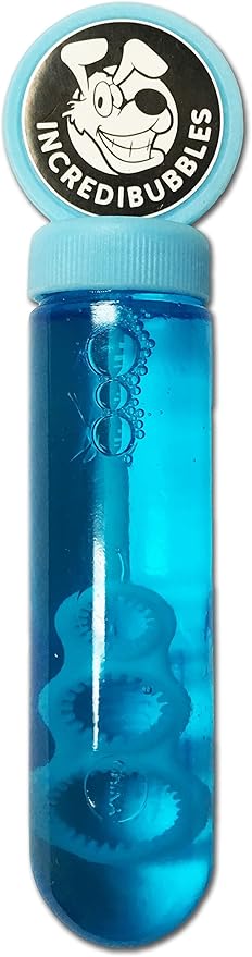 Pet Qwerks Incredibubbles Interactive Pet Toys - Long Lasting Edible Bubbles for Dogs & Cats - Peanut Butter Flavor - 38 ML, All Breed Sizes