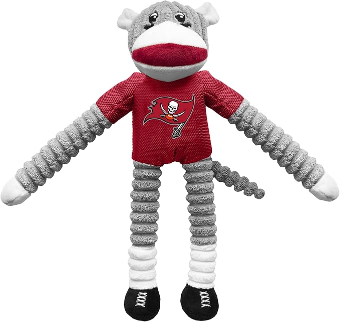 Littlearth NFL Philadelphia Eagles Sock Monkey Pet Toy, Team Color, One Size