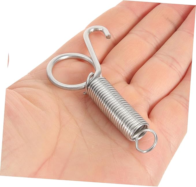 HANABASS 10pcs Cage Door Spring Hook Easy Install Pet Cage Hook for Securely Fixing Chicken Pigeon and Animal Enclosures