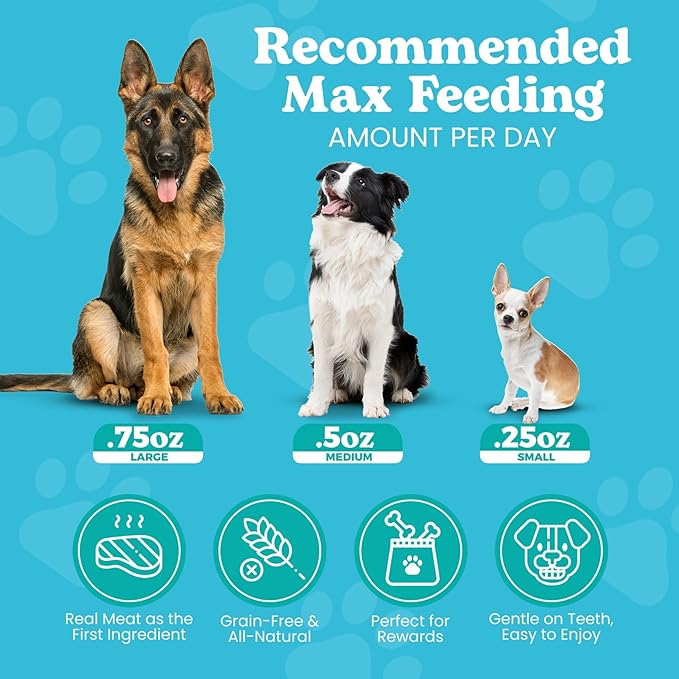 Classic Lamb Bites, Soft Jerky Treats for Dogs, Grain-Free & All-Natural, Ideal for Training, Portioning, and High-Value Rewards for All Breeds & Ages - 3.5 Ounce Pouch