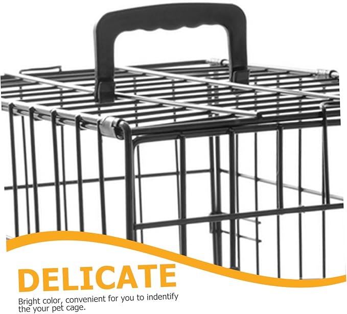 Detachable Plastic PET Cage Handle for Dog and Cat Crates Thickened Replacement Handle for Birdcages for Convenient Transport