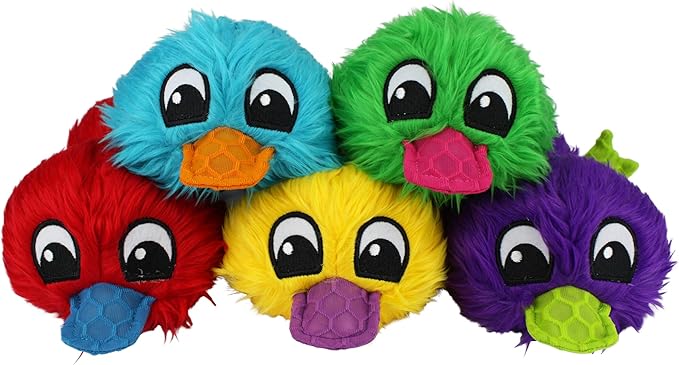 Multipet Deanie The Duck Dog Toy, 9 Inch (Assorted Color, 1 Pack)