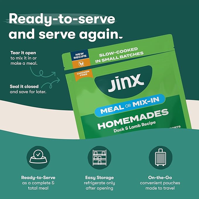 Jinx Premium Grain-Free Dry Dog Food, for All Lifestages - Grass-Fed Lamb, Sweet Potato & Carrot Dog Food with Superfoods for Immune Support & Probiotics for Digestive Support - No Fillers - 11.5lb