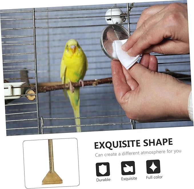 Happyyami Animals Habitat Cleaner Bird Cage Poop Tool Convenient Storage Cleaning for Bird Cages Sturdy Design for Household Use